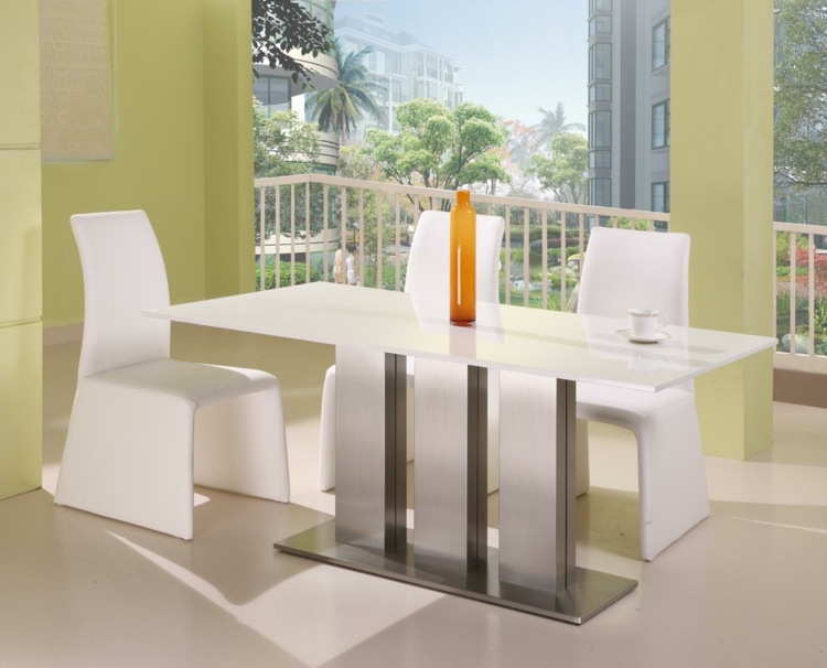 möbler-modern-metall-piedestal-stolar-futuristiska-dekorationer