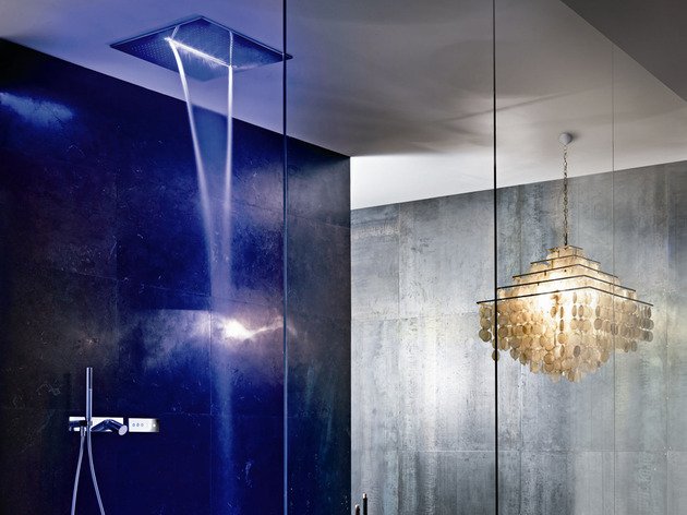 duschhuvud duschkranar design ledde chromotherapy Fantini Acqua Zone