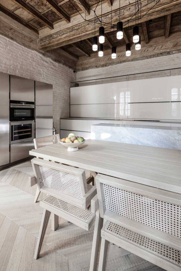 Gammalt och nytt -inredning-levande-stil-blandning-minimalistiskt-kök