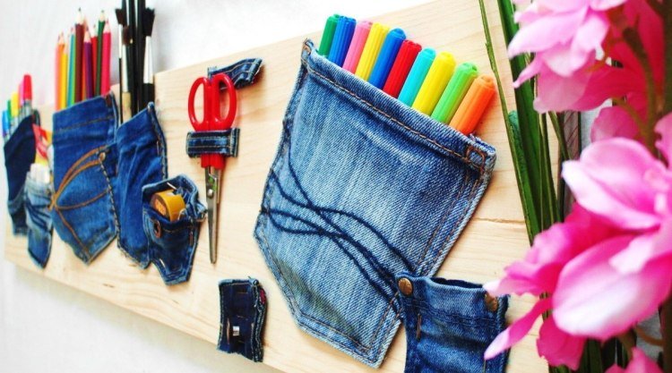 återvinna gamla jeans pyssla-hem-kontor-skapa-ordning