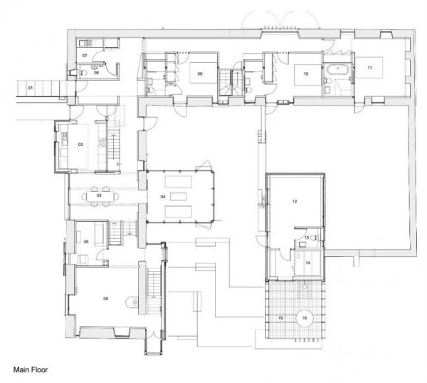 arkitektonisk plan landsbygdsdesign