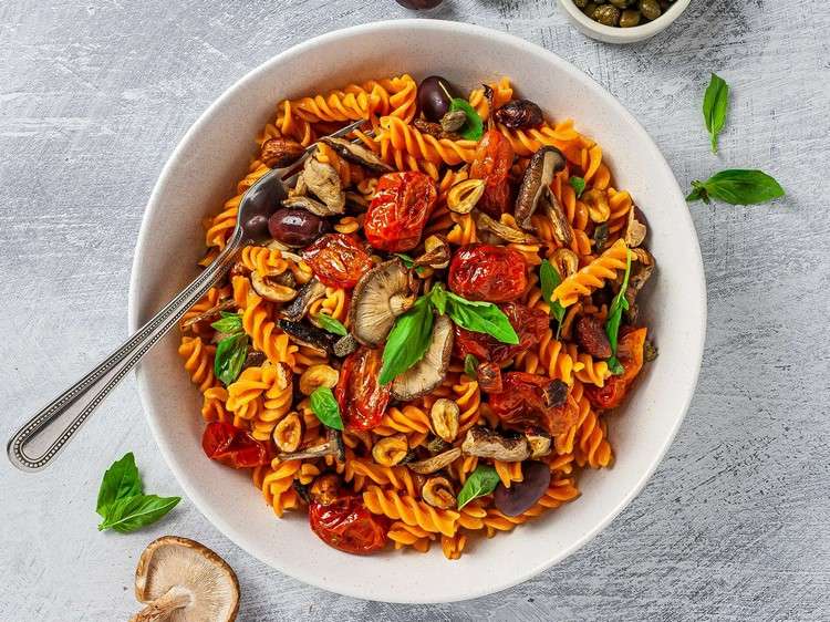 Red Lentil Pasta Hälsosamma pastalternativ Low Carb Noodles
