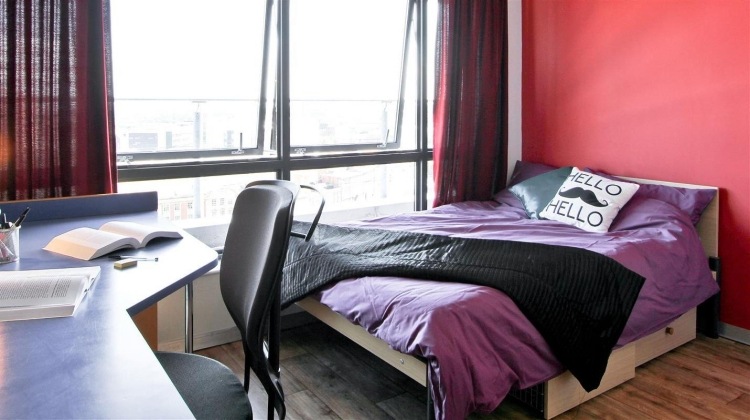 skymning rosa-vägg-färg-sovrum-modern-grå-violett-skrivbord-fönster