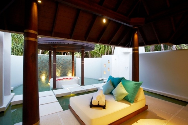 Luxury Villa Resort Spa Maldives Terrace Canopy