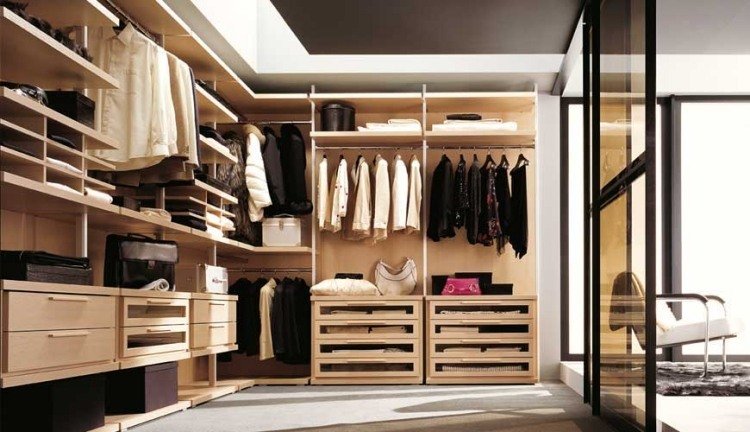 Omklädningsrumsdesign trämöbler-misura-emme