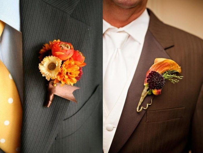 apelsin-blomma-på-lapel-brudgum-smycken-höst-bröllop-blomsterarrangemang