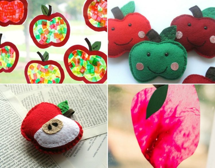 Apple tinker idéer-instruktioner-barn-leksaker-dekoration