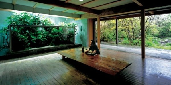 grönt akvarium