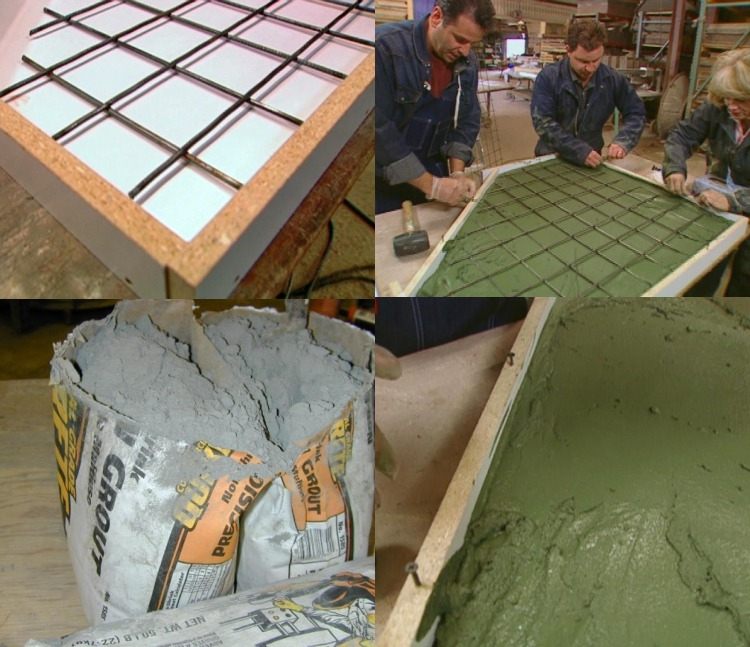 Bänkskiva-betong-kök-gör-det-själv-instruktioner-betong-häll-formning