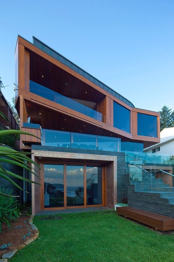 arkitekter husglas glas minimalistisk serpentin fronton trendig design