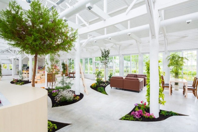 nadamoto yukiko arkitekter modernt trädgårdsväxthus