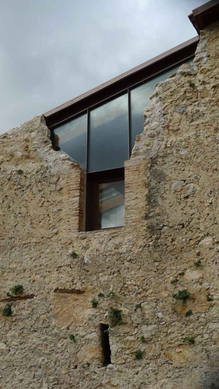 arkitektur glas sten slott slott ruin