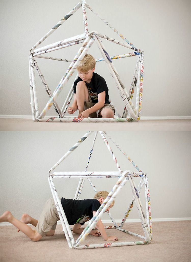 arkitektur-barn-kreativa-instruktioner-icosahedron-konstruktion-barnhus