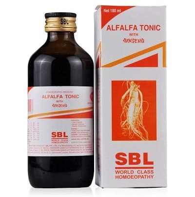Alfalfa Tonic για αύξηση του σωματικού βάρους