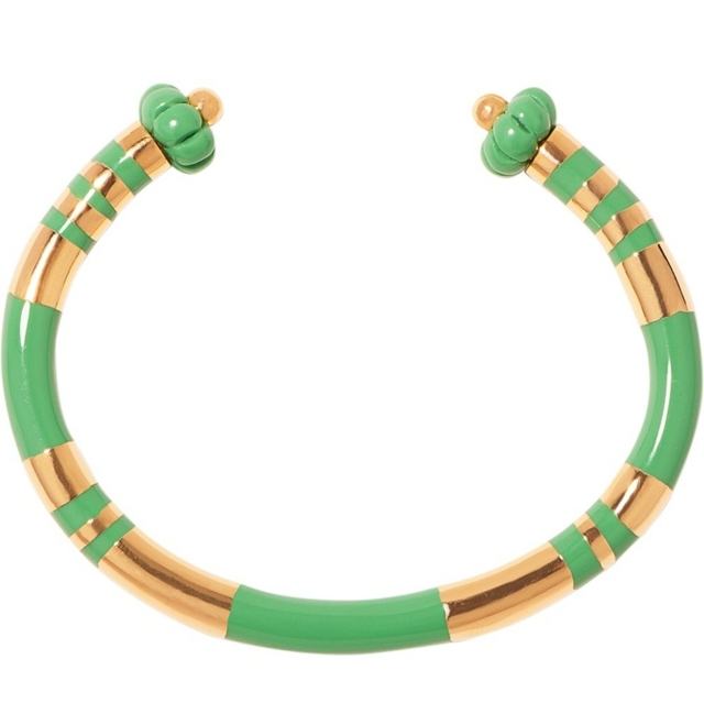 Guldgräsgröna halvöppna armband designidéer