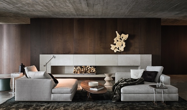 måla vägg brun designidéer ultramoderna matta soffgrupp lounge