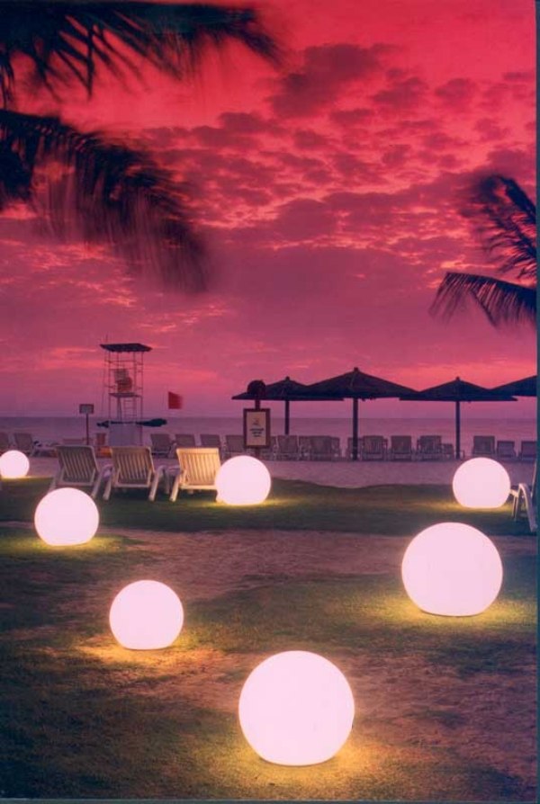 Sphere lights utomhusbelysning idéer-ekologiska