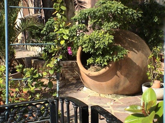 Deco uteplats trädgård design planter