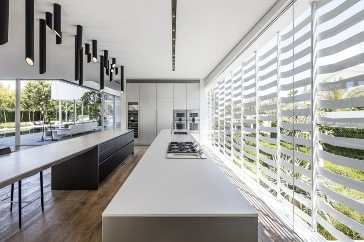 väggdesignidéer kök-ö-design-minimalistisk-kök-modern