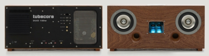 högtalardesign ljudsystem tubecore duo vintage