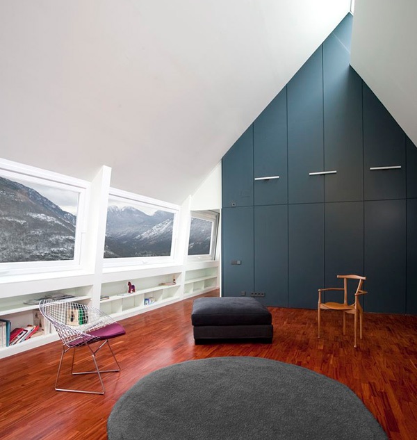 minimalistiskt spanskt hus på landet - vardagsrum