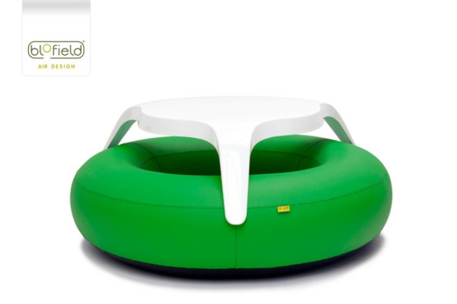 Möbler grönt bord campingutrustning