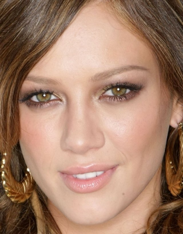 Ögonmake-up smink tips hasselnöt ögon Hilary Duff