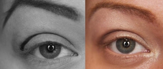 make-up idéer-make-up-applicera crease-eyeliner draw