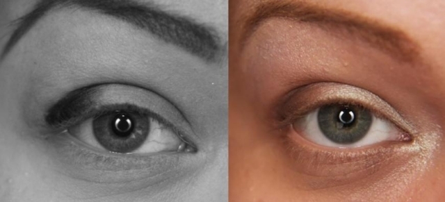 Tips för ögonmake-up Smink Applicera ögonskugga i ögonform