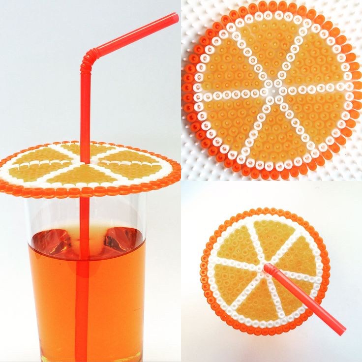 järn-pärla-tinker-glas-lock-glas-skydd-orange-frukt