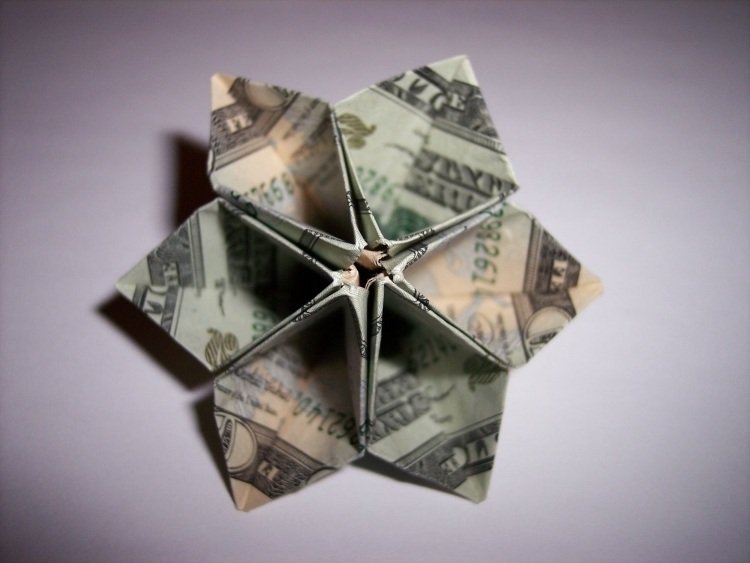 Geldschie-vik-blomma-origami-lätt-gör-din-egen-idé