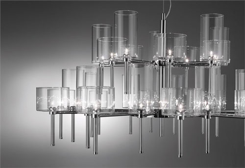 Moderna belysningsidéer glasdesign ljusskulptur Axo