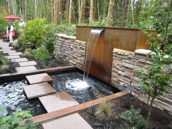 vattenfall design trädgård innergård design med utvärdering