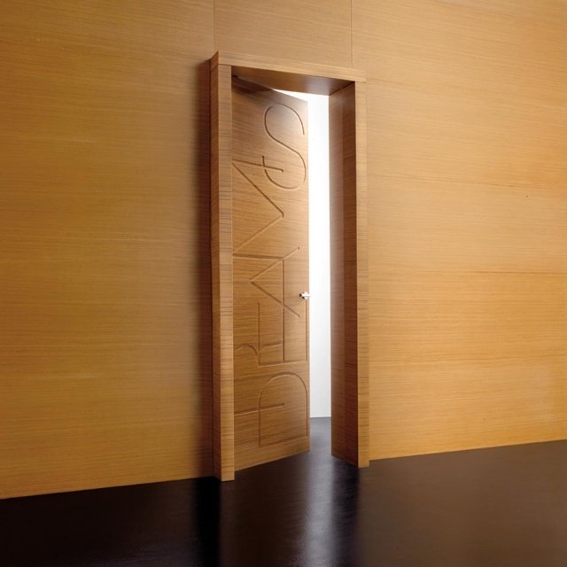 Unik design-innerdörrar-gjorda av trä-graffiti-samling-porta-ord-drömmar