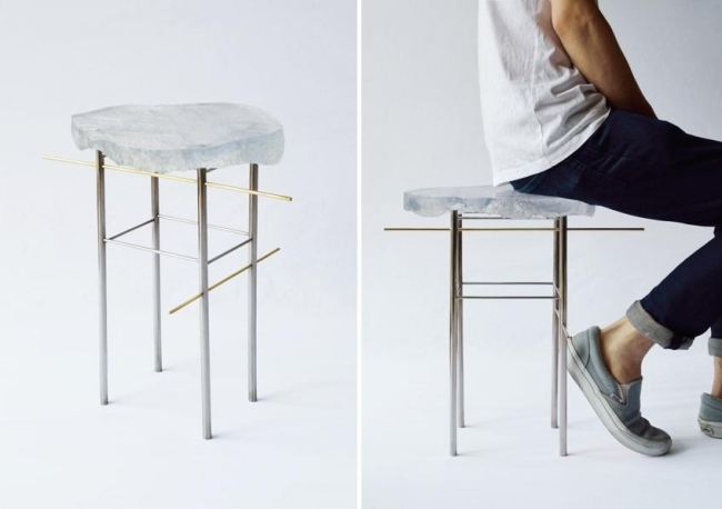 Lamia stol-naturmaterial-Yukihiro Kaneuchi-möbler och tillbehör idéer dekoration