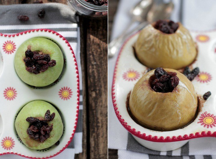 ovanliga-recept-muffins-form-bakade-äpplen-sultanas