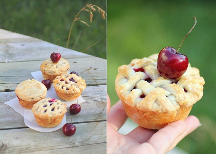 ovanliga-recept-dessert-muffinsform-mini-pajer-körsbär