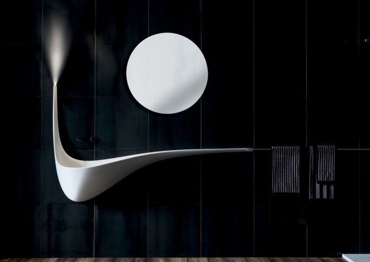 handfat-badrum-design-innovativ-svart-vit-futuristisk-komma-spegel-rund