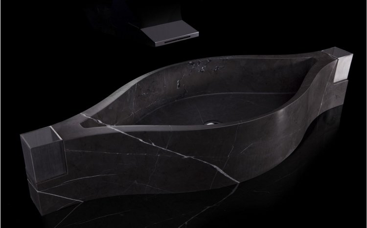 Handfat design -innovativ-minimalistisk-svart-granit-futuristisk