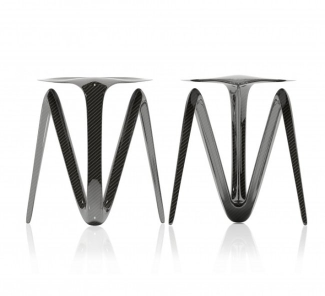 Design stolar-liknar fågel fjäder pallar serie Alvaro Uribe