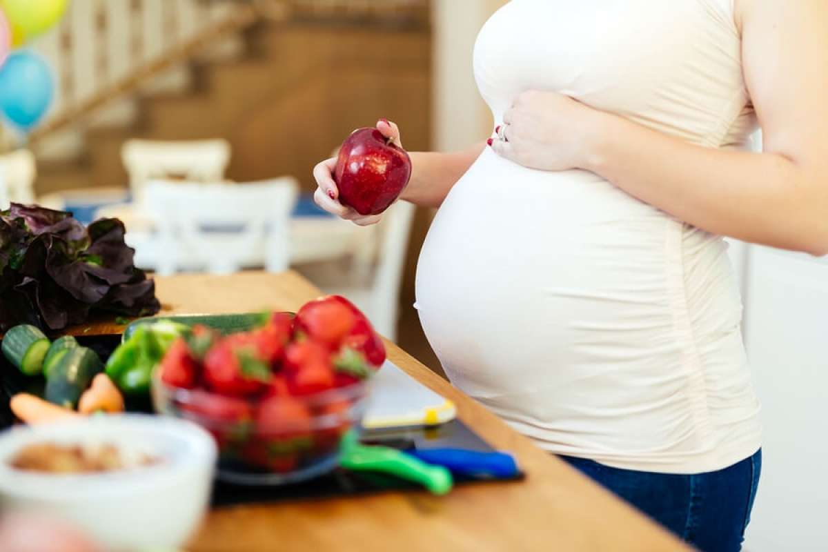 Balanserad kost under graviditeten - ökat dagligt behov av näringsämnen