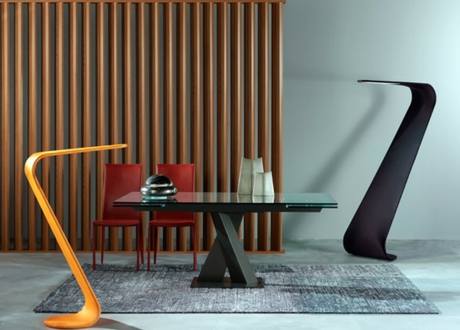 Eklektisk matsal inredda små matbord mattor färger hem tillbehör