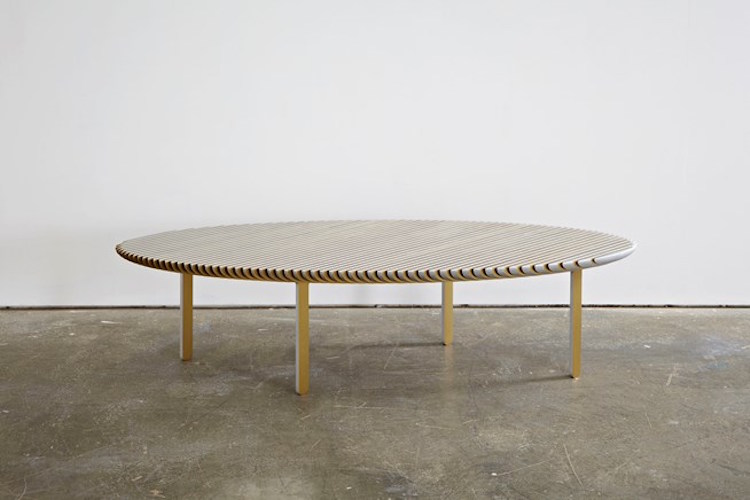 bord utdragbar design minimalistisk oval