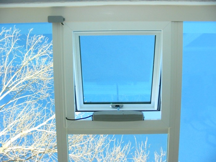 takfönster automatiskt glas pvc fönsterram vinterträdgård