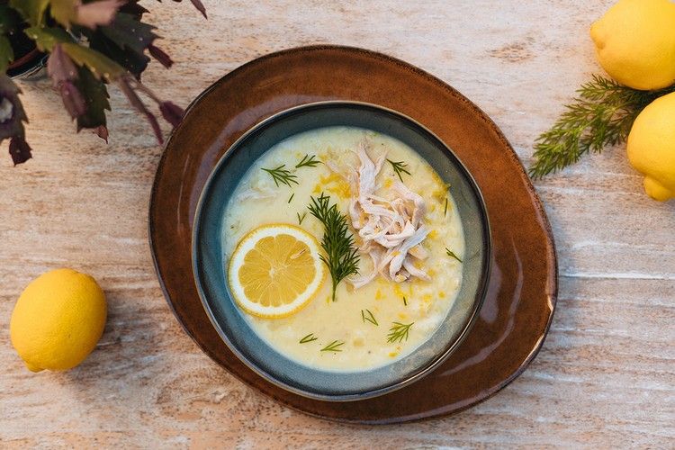 grekiska köket recept fisk soppa med ris enkelt