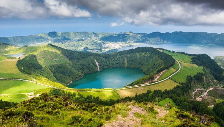 Sete Cidades Crater Lake Azores semesterattraktioner