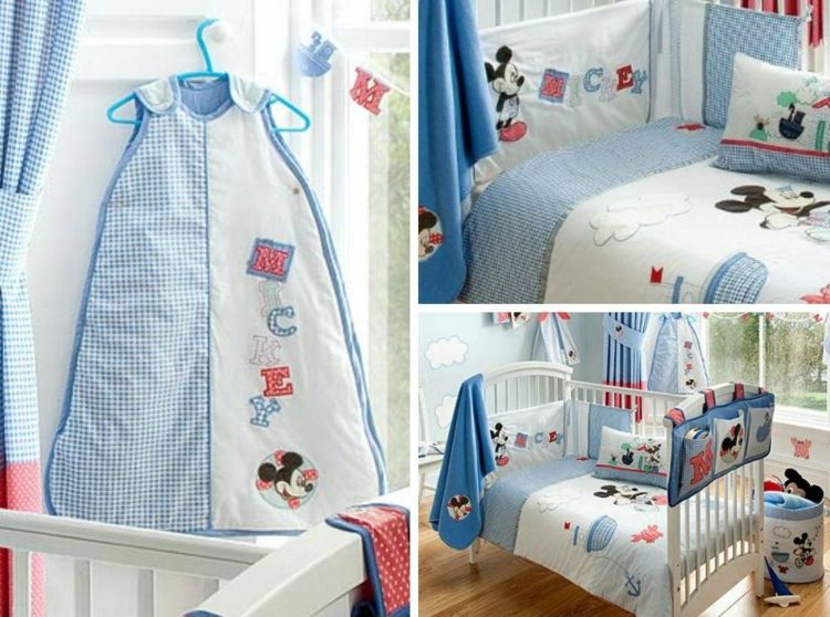 Mickey Mouse baby sängkläder