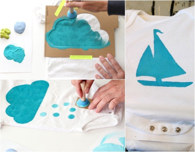 baby onesie-själv-måla-moln-segelbåt-mall