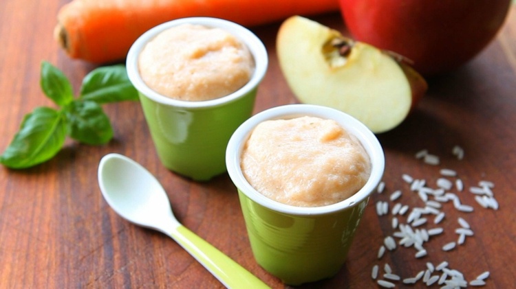Baby gröt-recept-äpple-ris-kryddor-idéer-lätt-näring