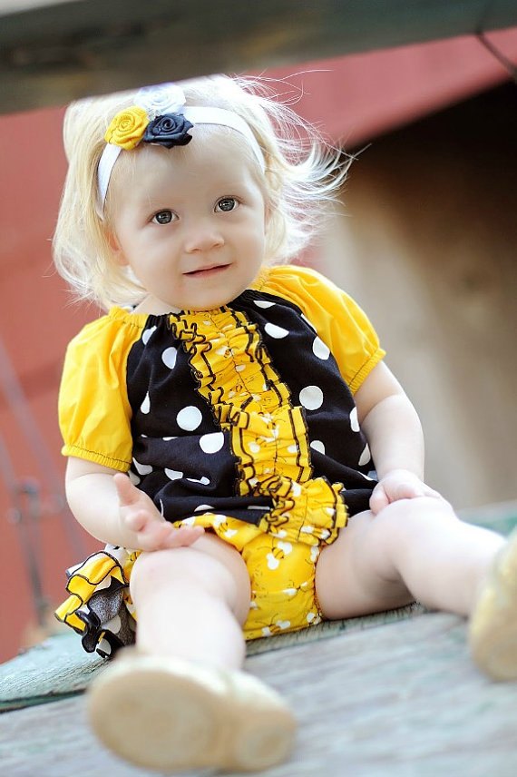 bebis-mode-tjej-lilla-bi-gul-svart